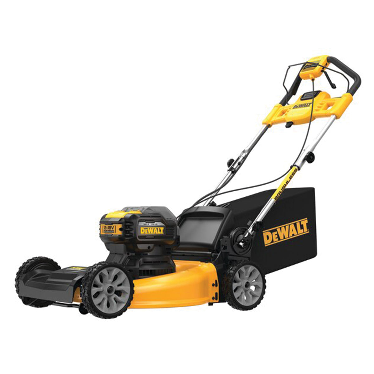 TOSAERBA - TAGLIAERBA - RASAERBA a trazione 2 potenti batterie da 18V e ACCESSORI - DeWALT - DCMWSP564N-IT TOSAERBA - TAGLIAERBA - RASAERBA a trazione 2 potenti batterie da 18V e ACCESSORI - DeWALT - DCMWSP564N-IT